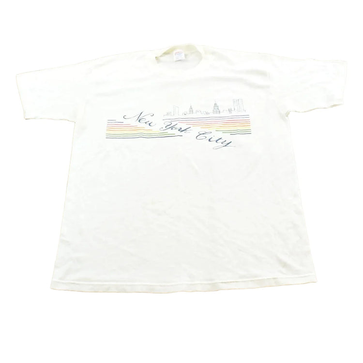 Vintage 1980s New York City Graphic Souvenir Travel T-Shirt Mens M from propervintagecanada