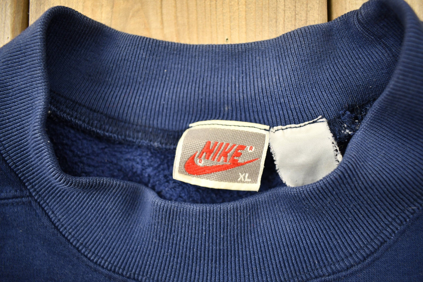 Vintage 1980s Nike Air Embroidered Crewneck Sweatshirt Men's XL from propervintagecanada
