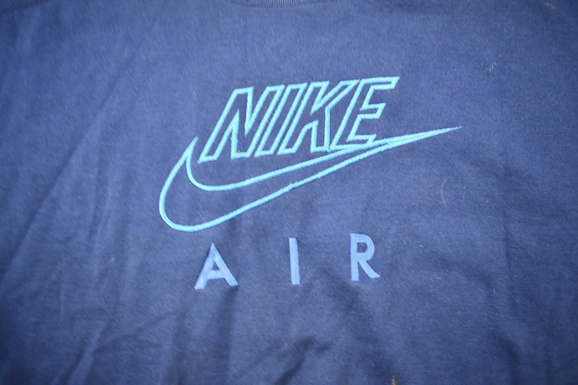Vintage 1980s Nike Air Embroidered Crewneck Sweatshirt Men's XL from propervintagecanada