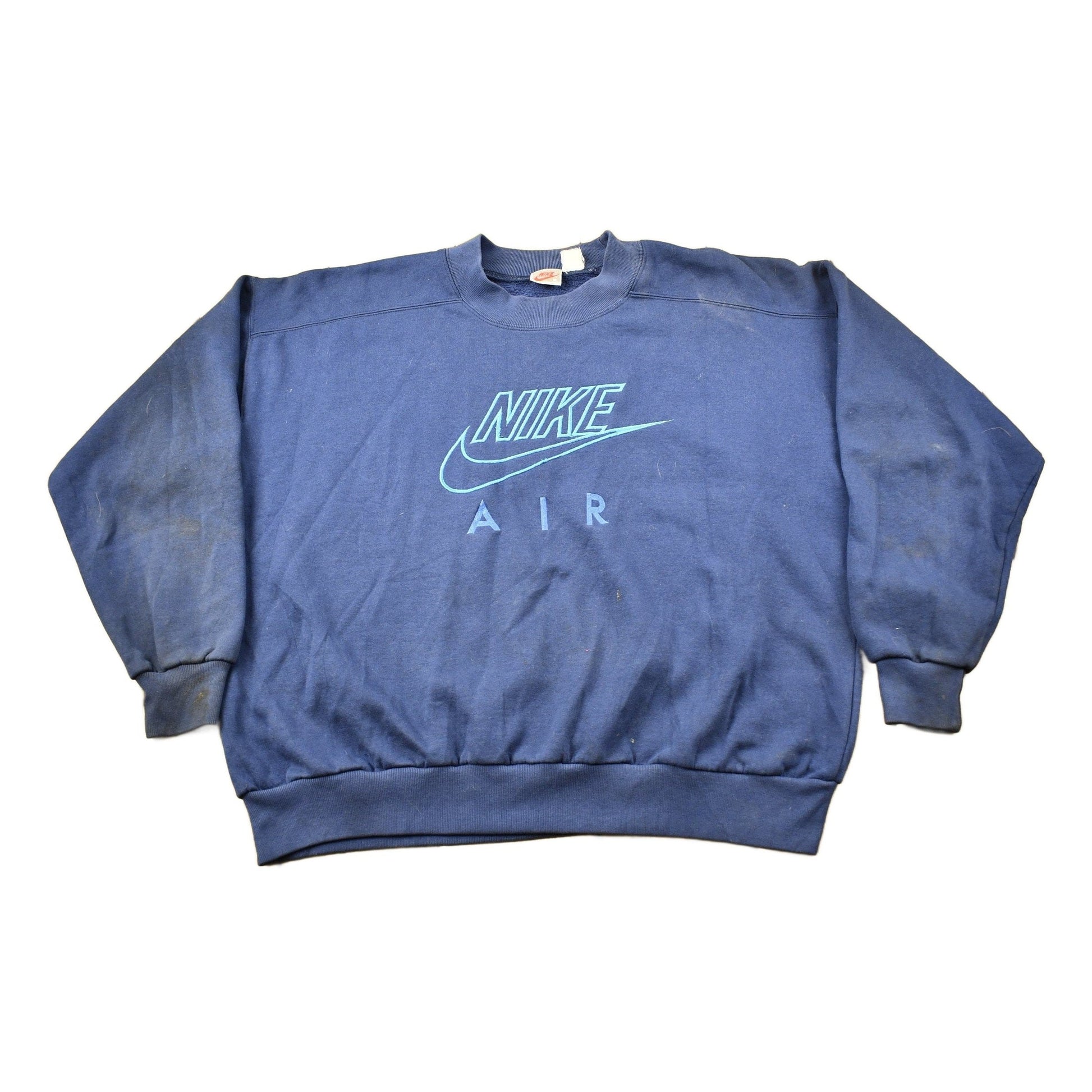 Vintage 1980s Nike Air Embroidered Crewneck Sweatshirt Men's XL from propervintagecanada