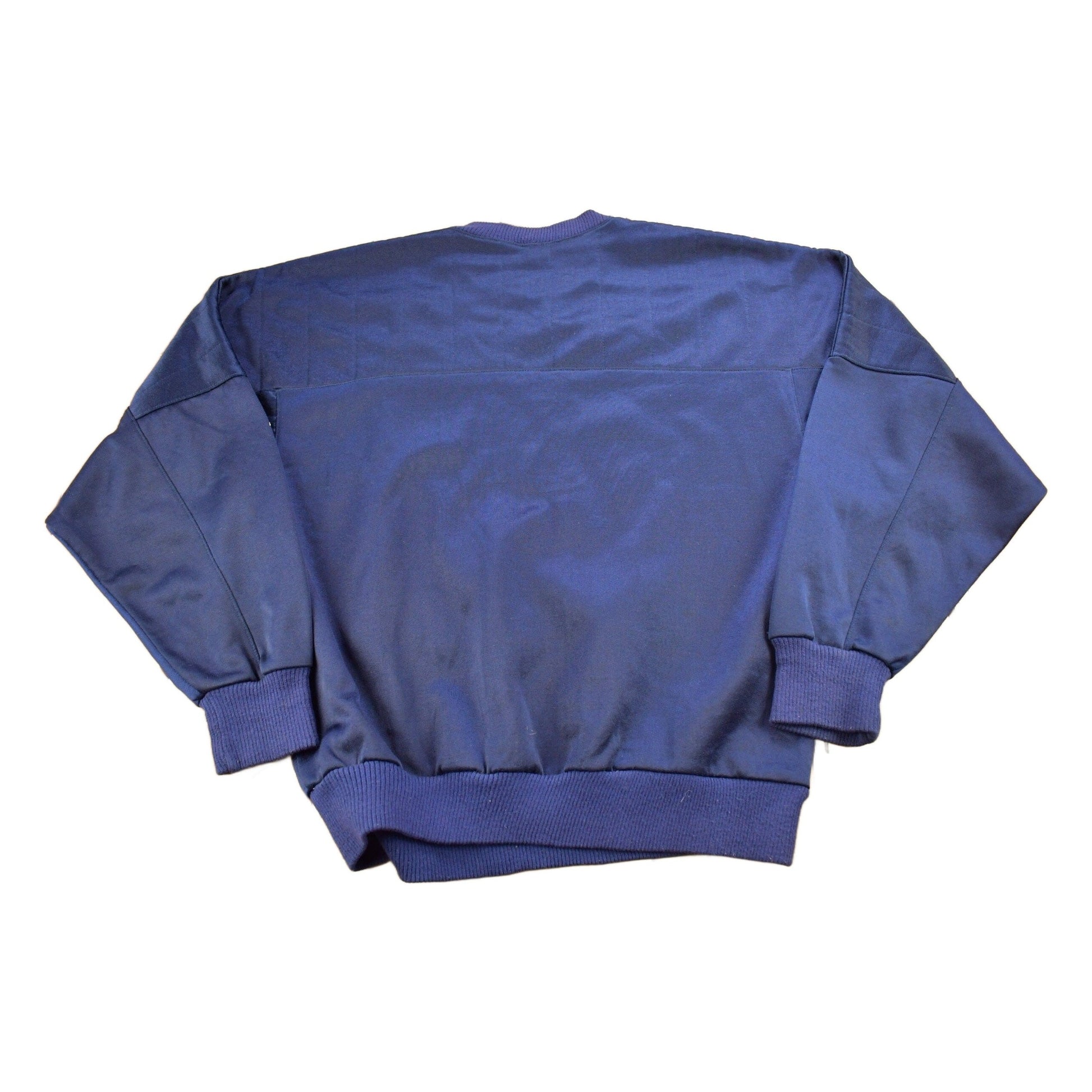 Vintage 1980s Nike Big Swoosh Jersey Like Crewneck Sweatshirt from propervintagecanada