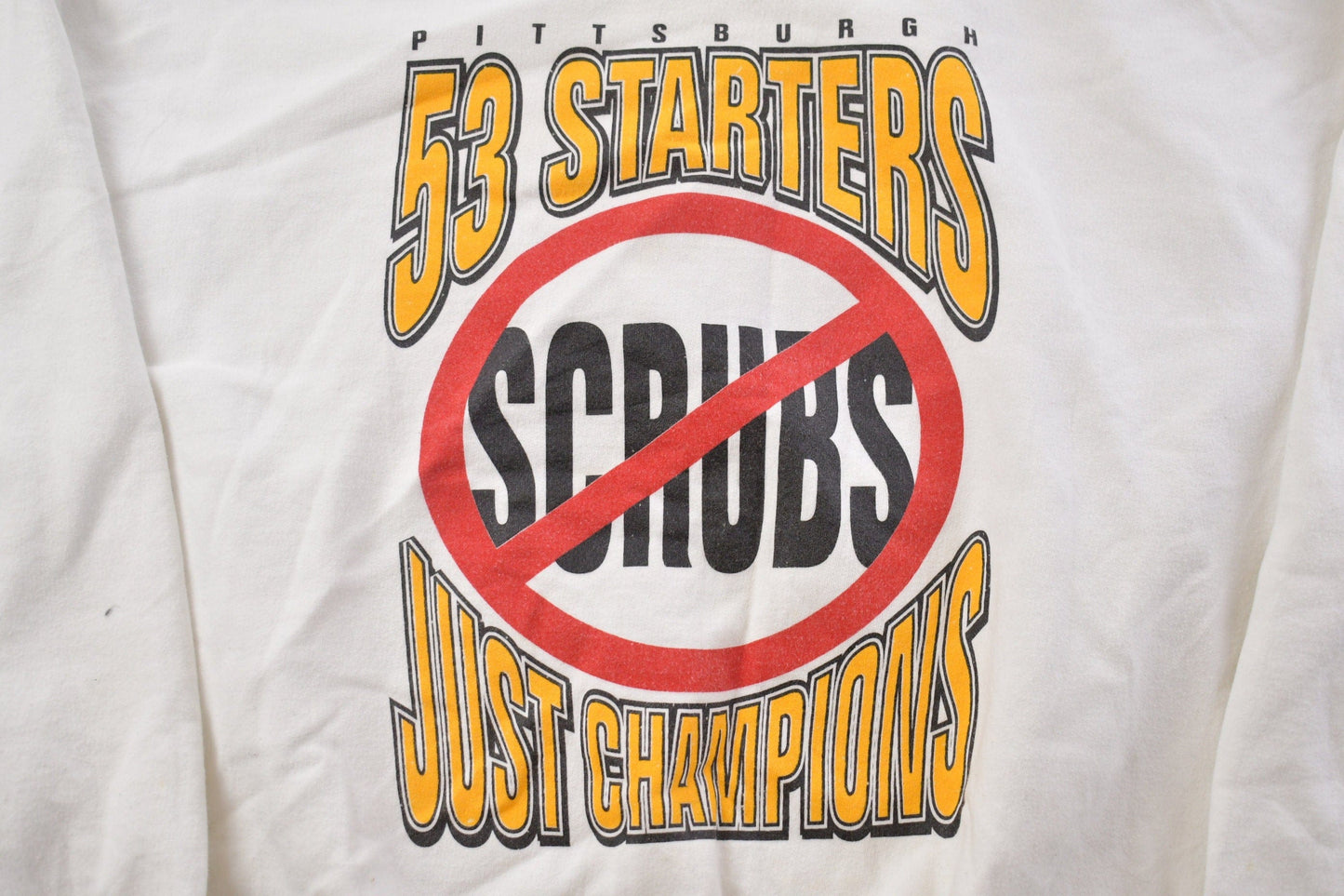 Vintage 1980s No Scrubs Crewneck Sweatshirt Men's Medium from propervintagecanada