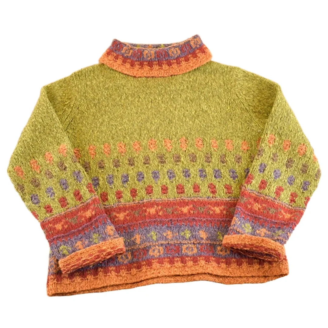 Vintage 1980s Norm Thompson Knit Western Crewneck Sweater Women's M from propervintagecanada