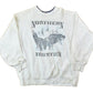 Vintage 1980s Northern Frontier Canada Two Wolves Crewneck Sweatshirt Men's Small from propervintagecanada