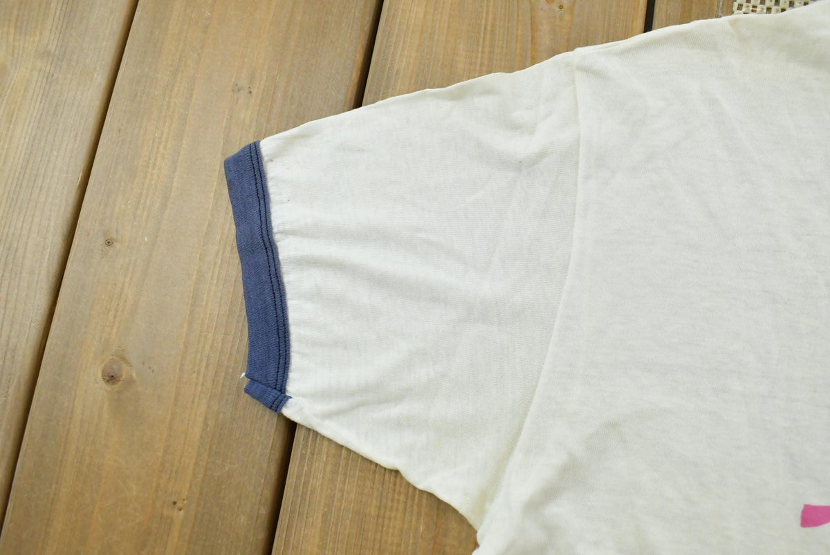 Vintage 1980s Norwegian Cruise Line Scuba Souvenir Ringer T-Shirt Men's L from propervintagecanada