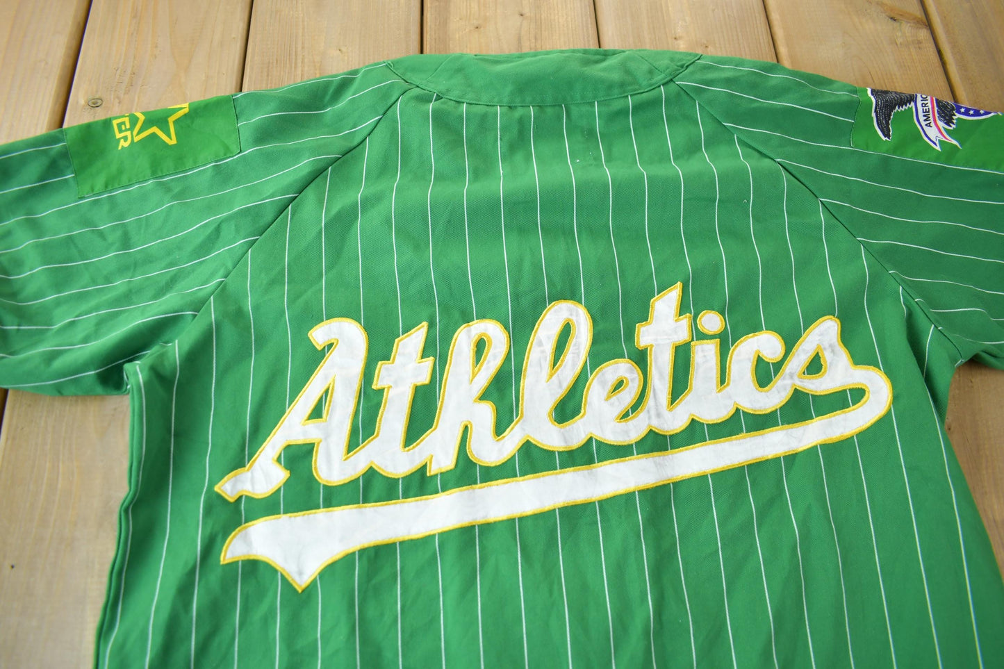 Vintage 1980s Oakland Athletics MLB Baseball Starter Jersey Men's Medium
