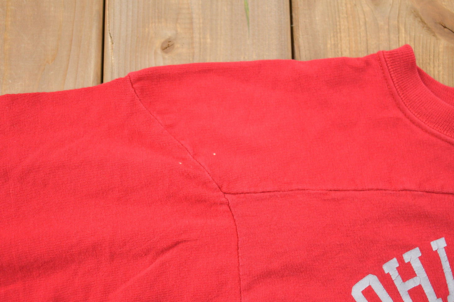 Vintage 1980s Ohio State Football Collegiate Champion Long Sleeve T Shirt Men's S from propervintagecanada