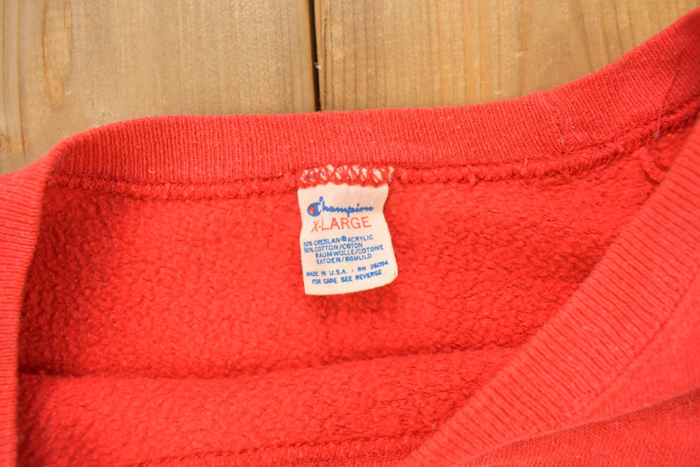 Vintage 1980s Ohio State University Buckeyes Collegiate Champion Crewneck Men's Small from propervintagecanada