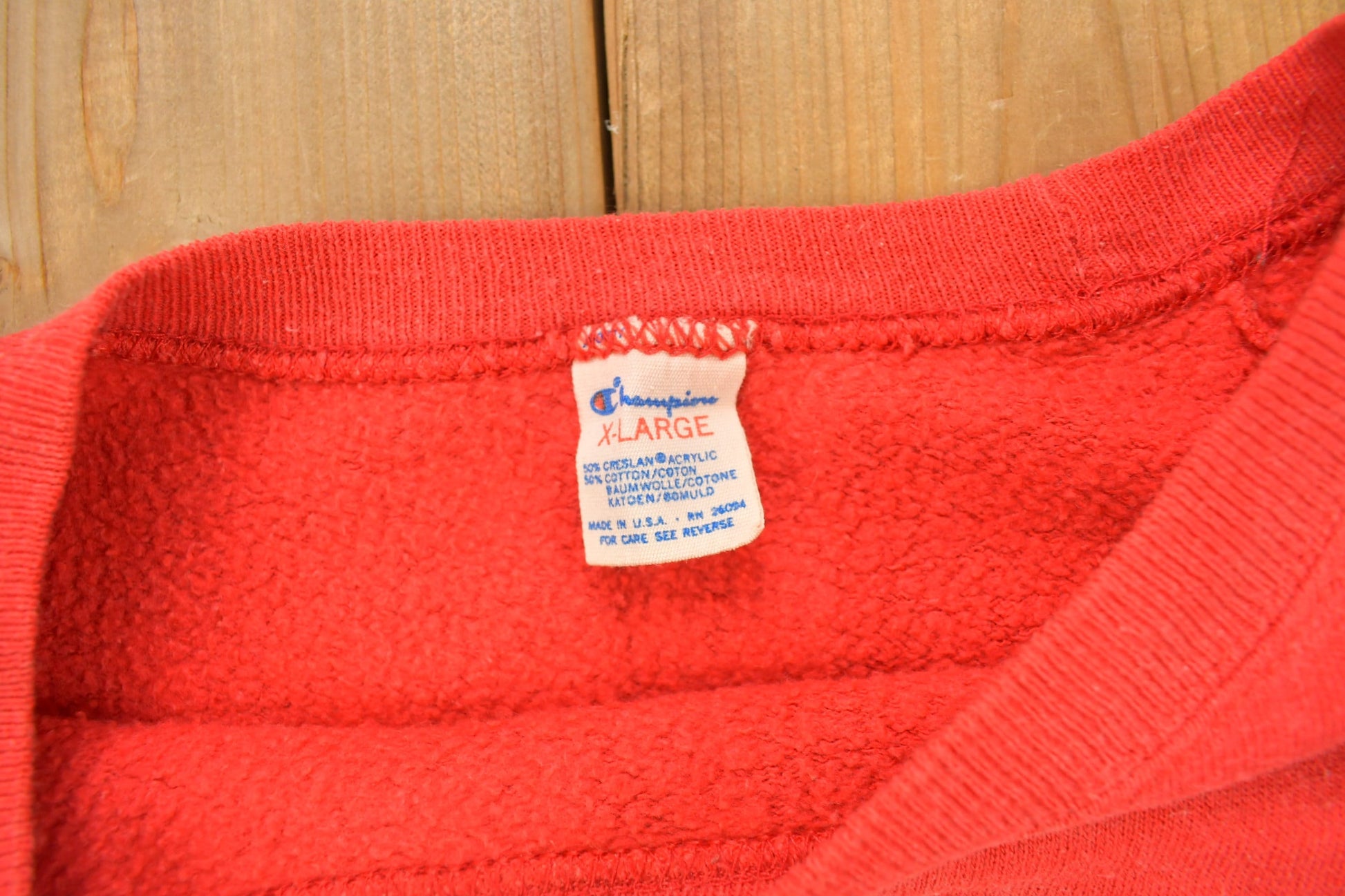 Vintage 1980s Ohio State University Buckeyes Collegiate Champion Crewneck Men's Small from propervintagecanada