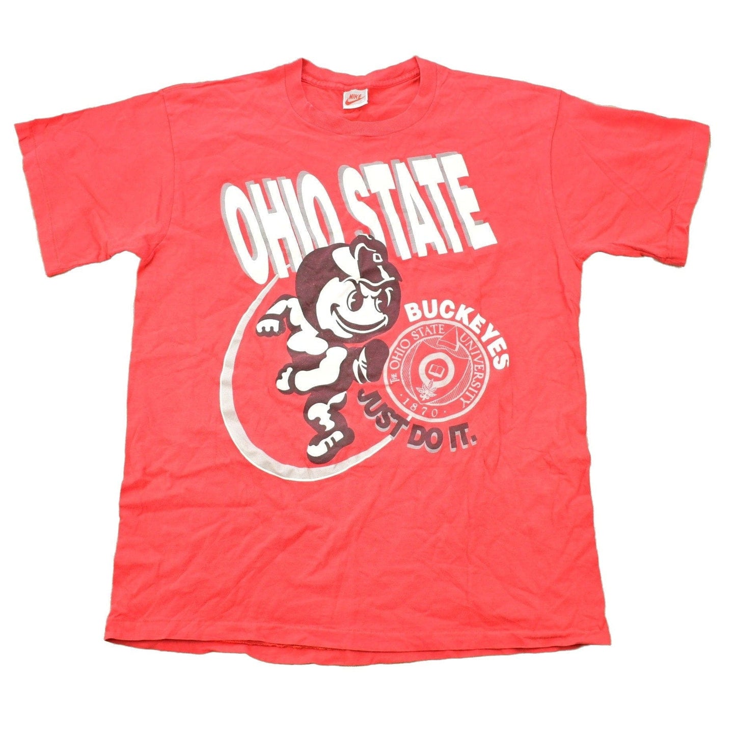 Vintage 1980s Ohio State University Buckeyes Collegiate Nike T-Shirt Men's Large from propervintagecanada