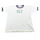 Vintage 1980s Old Doe Rainbow Iron On Print Ringer T-Shirt Men's M from propervintagecanada