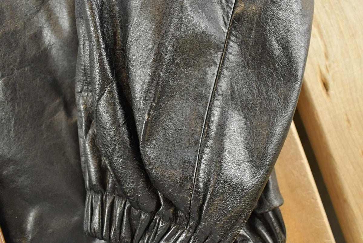 Vintage 1980s Opera Leather Moto Cafe Racer Biker Jacket Women's Medium / 80s Motorcycle Coat / Outerwear / Streetwear from propervintagecanada