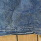 Vintage 1980s Osh Kosh B'Gosh Denim Full Zip Work Jacket Men's L / Sun Faded Distressed / 80s USA Work Wear / Vintage Jean Jacket from propervintagecanada