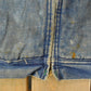 Vintage 1980s Osh Kosh B'Gosh Denim Full Zip Work Jacket Men's L / Sun Faded Distressed / 80s USA Work Wear / Vintage Jean Jacket from propervintagecanada