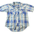 Vintage 1980s Outlaw Western Wear Plaid Button Up Shirt Men&