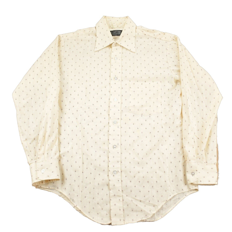 Vintage 1980s Oxford Shirt Makers Button Up Dress Shirt Men's L from propervintagecanada