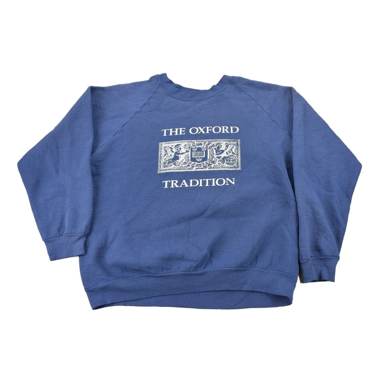 Vintage 1980s Oxford University Collegiate Crewneck Men's M from propervintagecanada
