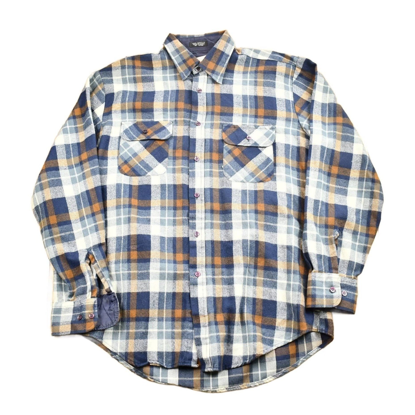 Vintage 1980s Ozark Trail Button Up Plaid Shirt Men's Medium from propervintagecanada