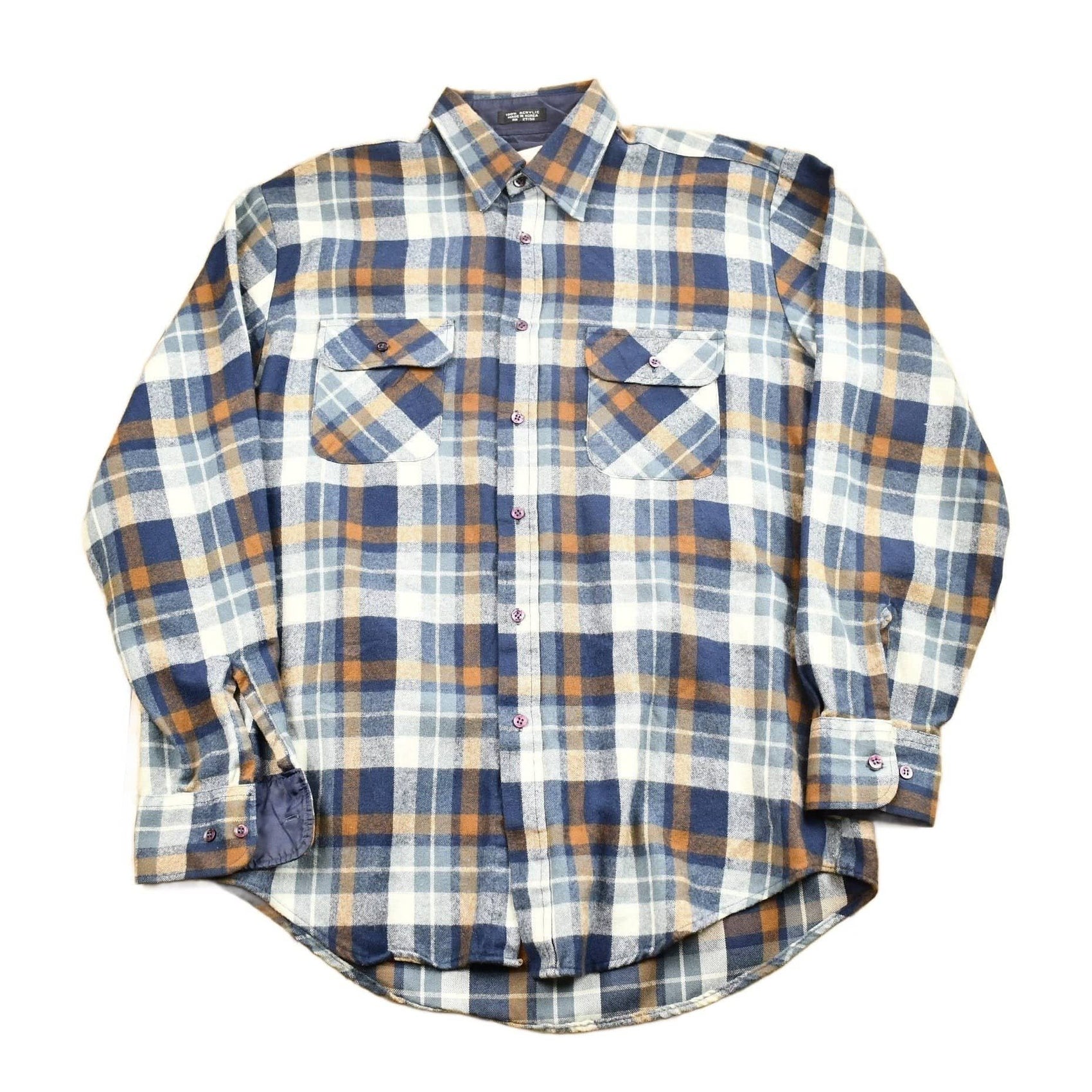 Vintage 1980s Ozark Trail Button Up Plaid Shirt Men's Medium from propervintagecanada