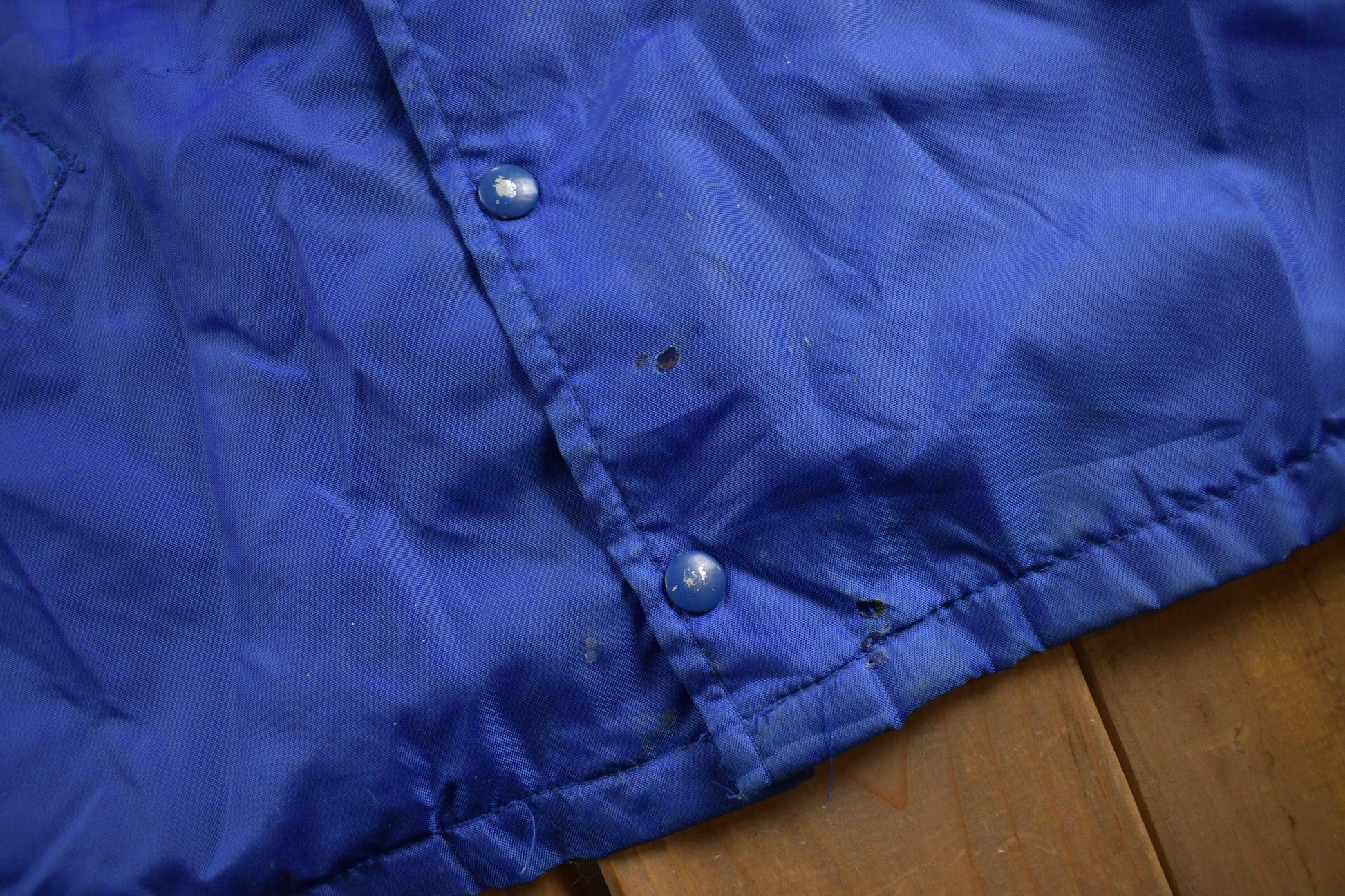 Vintage 1980s P.J.'s Bar Gratiot WI Fleece Lined Windbreaker Jacket Men's Medium from propervintagecanada