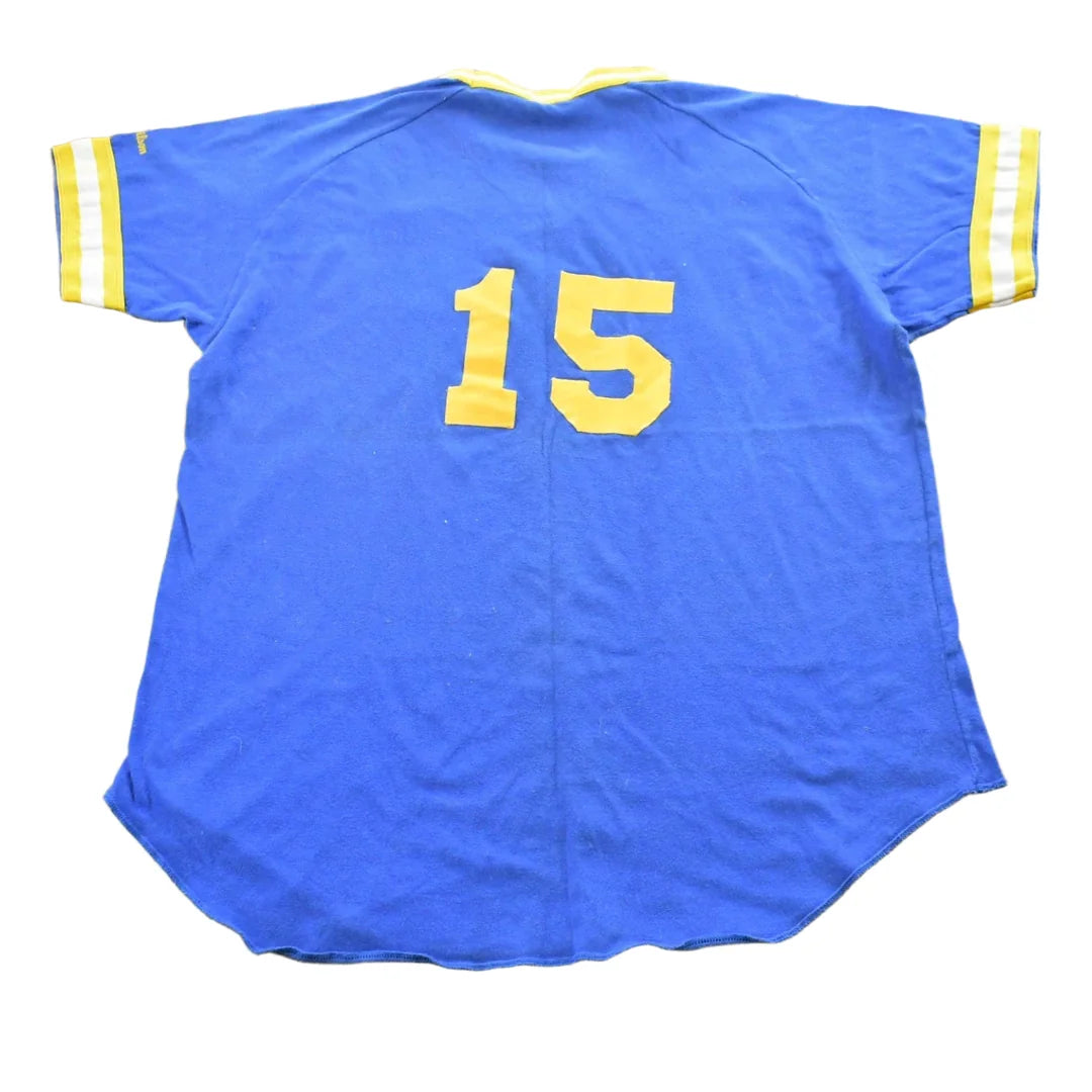 Vintage 1980s P Patch Baseball Jersey Men's L from propervintagecanada