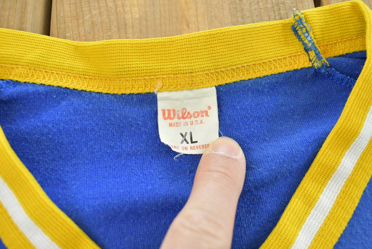 Vintage 1980s P Patch Baseball Jersey Men's L from propervintagecanada