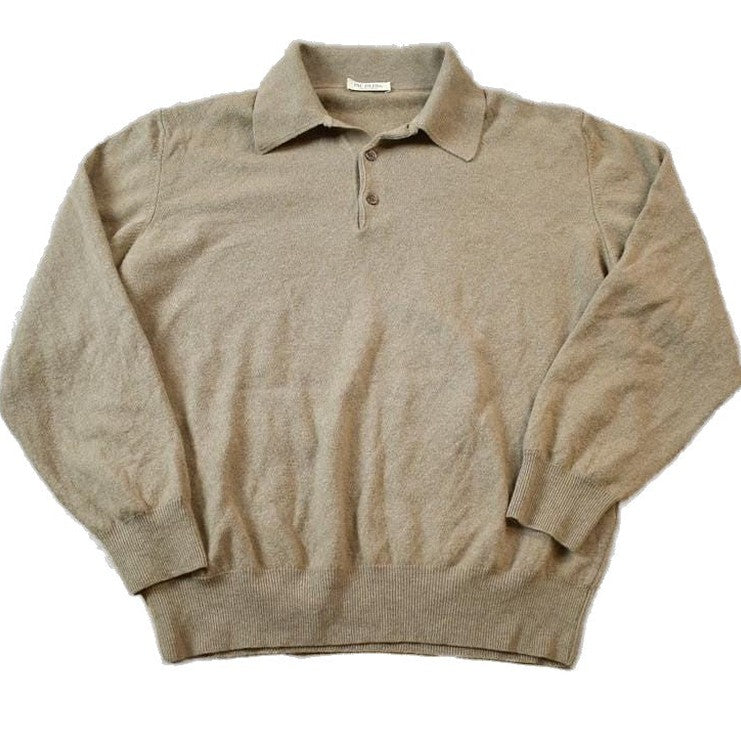 Vintage 1980s Pal Zileri Long Sleeve Cashmere Knit Polo Sweater Men's Small from propervintagecanada