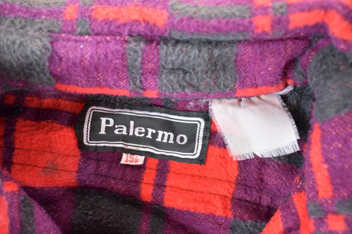 Vintage 1980s Palermo Plaid Western Style Button Up Mens Large from propervintagecanada
