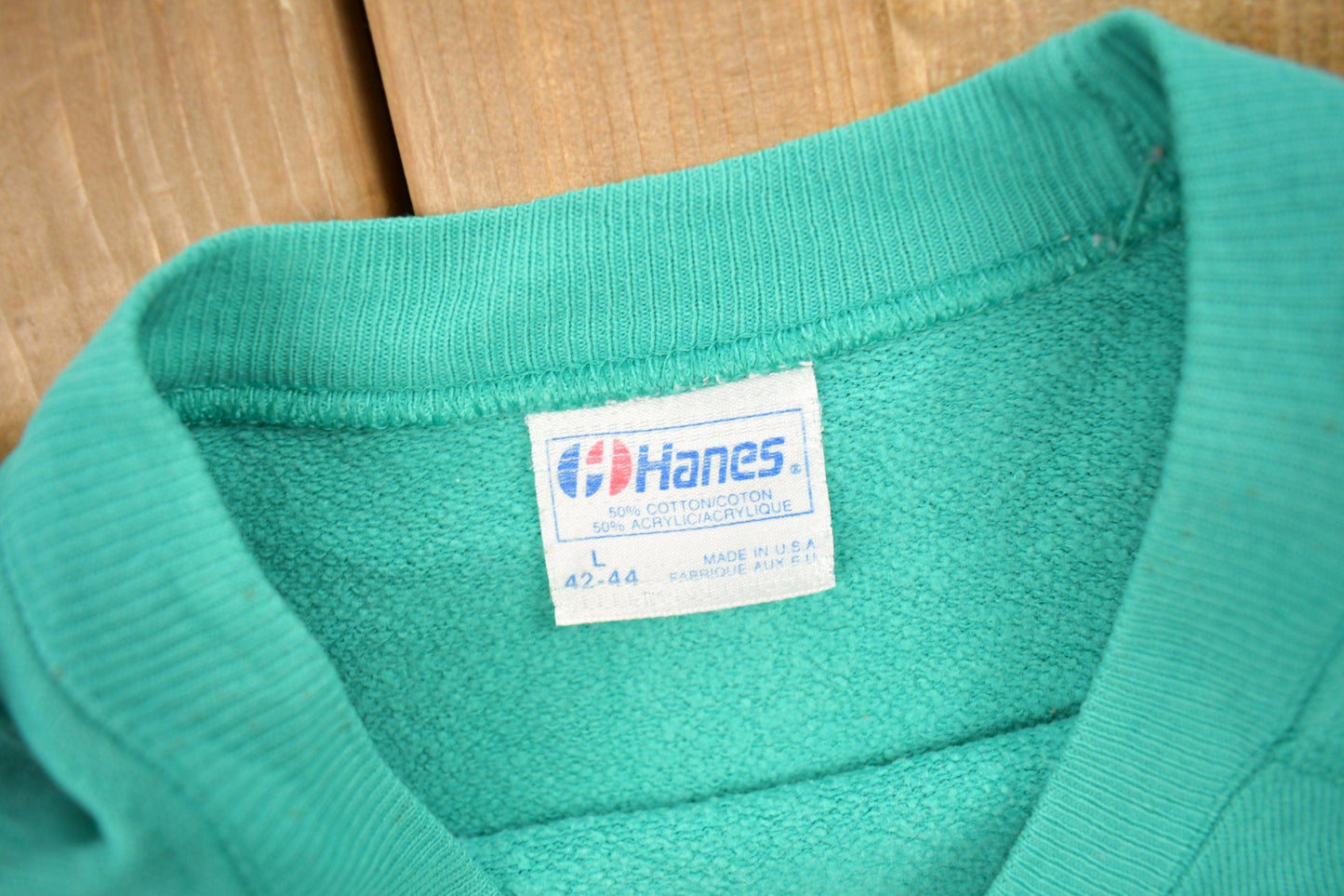 Vintage 1980s Palm Springs California Raglan Crewneck SweatshirtMen's Medium