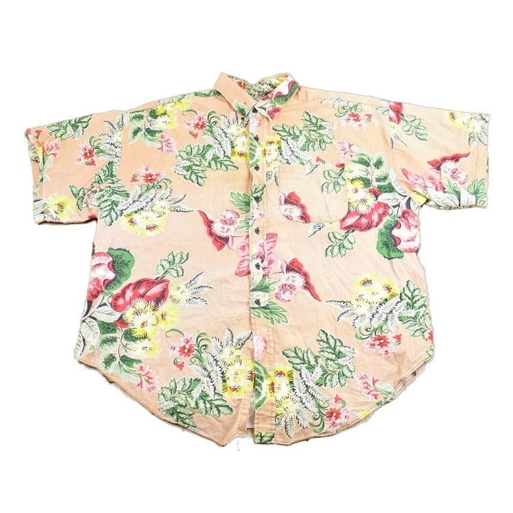 Vintage 1980s Panhandle Slim Floral Button Up Shirt Men's 2XL from propervintagecanada