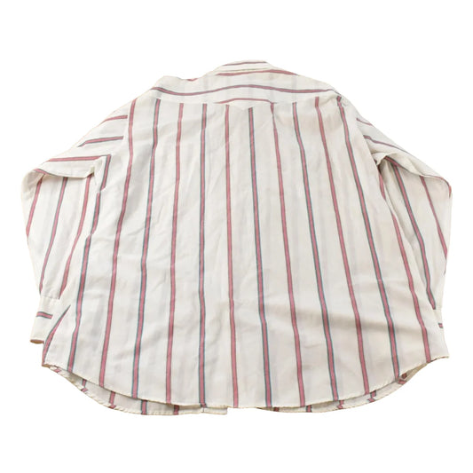 Vintage 1980s Panhandle Slim Striped Button Up Shirt Men's XL from propervintagecanada