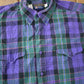 Vintage 1980s Panhandle Slim Western Style Plaid Button Up Shirt Men's XL from propervintagecanada