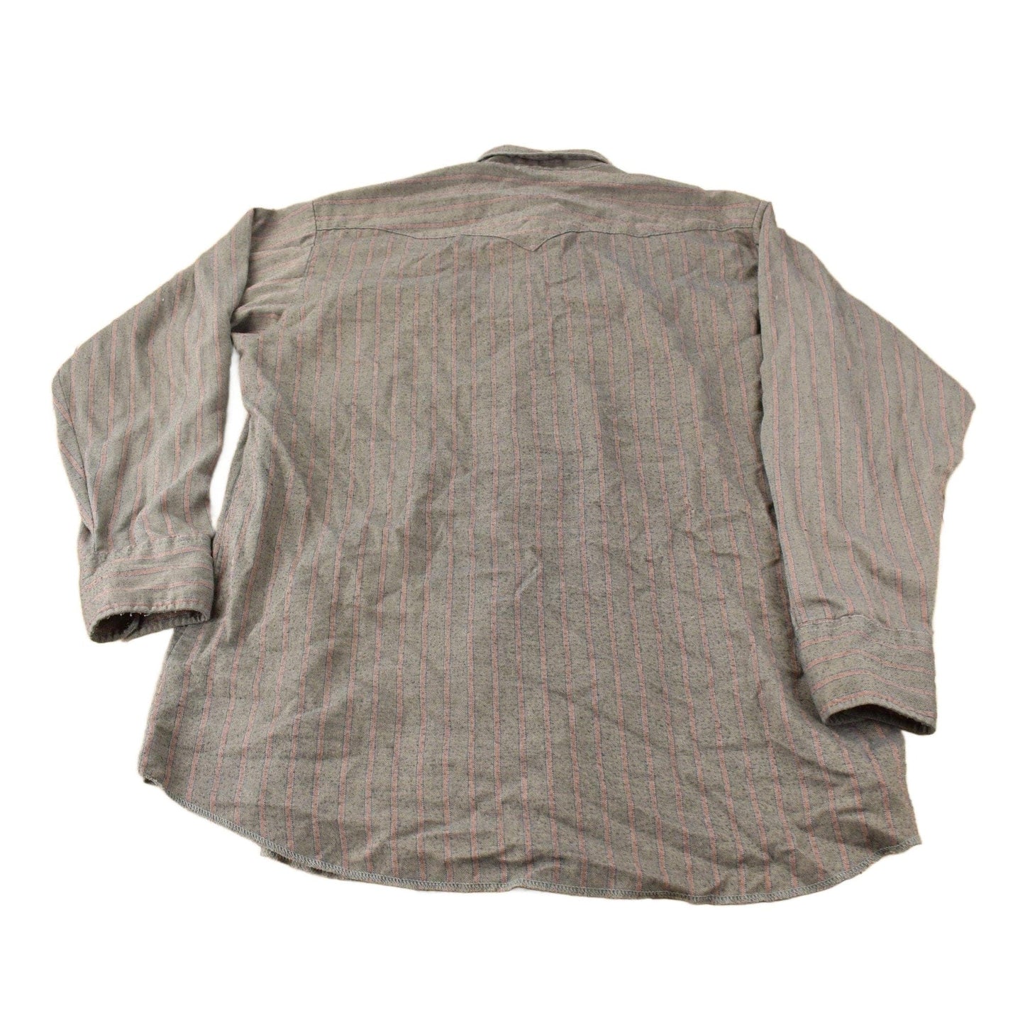 Vintage 1980s Panhandle Slim Western Style Striped Button Up Shirt Men's Large from propervintagecanada