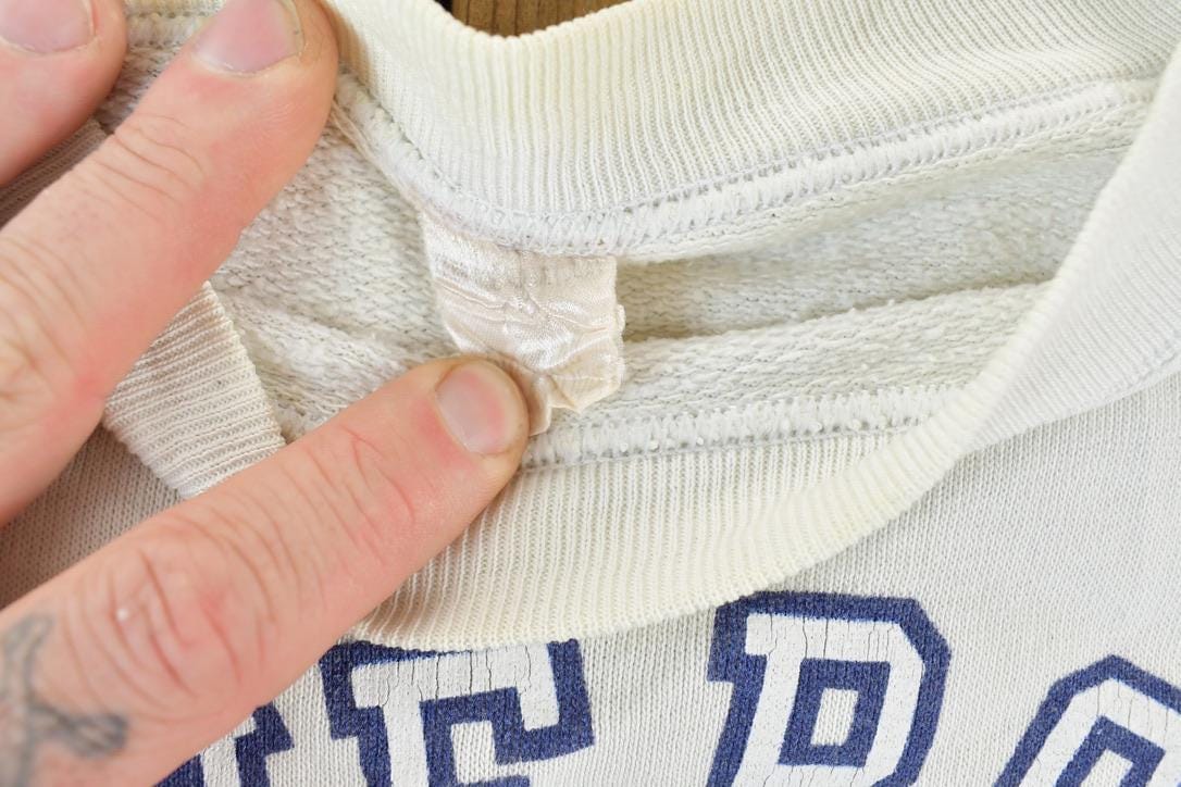 Vintage 1980s Paris Universite Collegiate Crewneck Men's Small from propervintagecanada