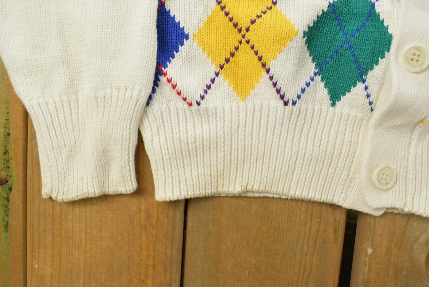 Vintage 1980s Parker of Vienna Knit Cardigan Sweater Men's XL / Vintage Cardigan / Abstract Button Up Cardigan from propervintagecanada