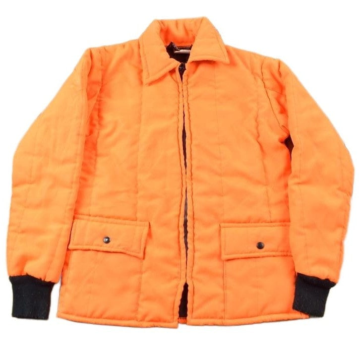Vintage 1980s Patriot Industries Orange Hi Vis Jacket Men's M from propervintagecanada