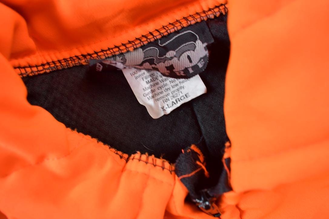 Vintage 1980s Patriot Industries Orange Hi Vis Jacket Men's M from propervintagecanada