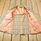 Vintage 1980s Paula Sakes Plaid Wool Silk Lined Blazer Women's M from propervintagecanada