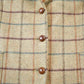 Vintage 1980s Paula Sakes Plaid Wool Silk Lined Blazer Women's M from propervintagecanada