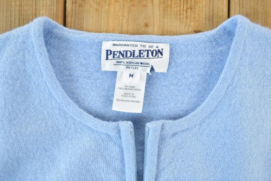 Vintage 1980s Pendleton 100% Merino Wool Knit Sweater Womens M from propervintagecanada