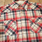 Vintage 1980s Pendleton High Grade Western Wear Plaid Button Up Shirt Men's Large from propervintagecanada