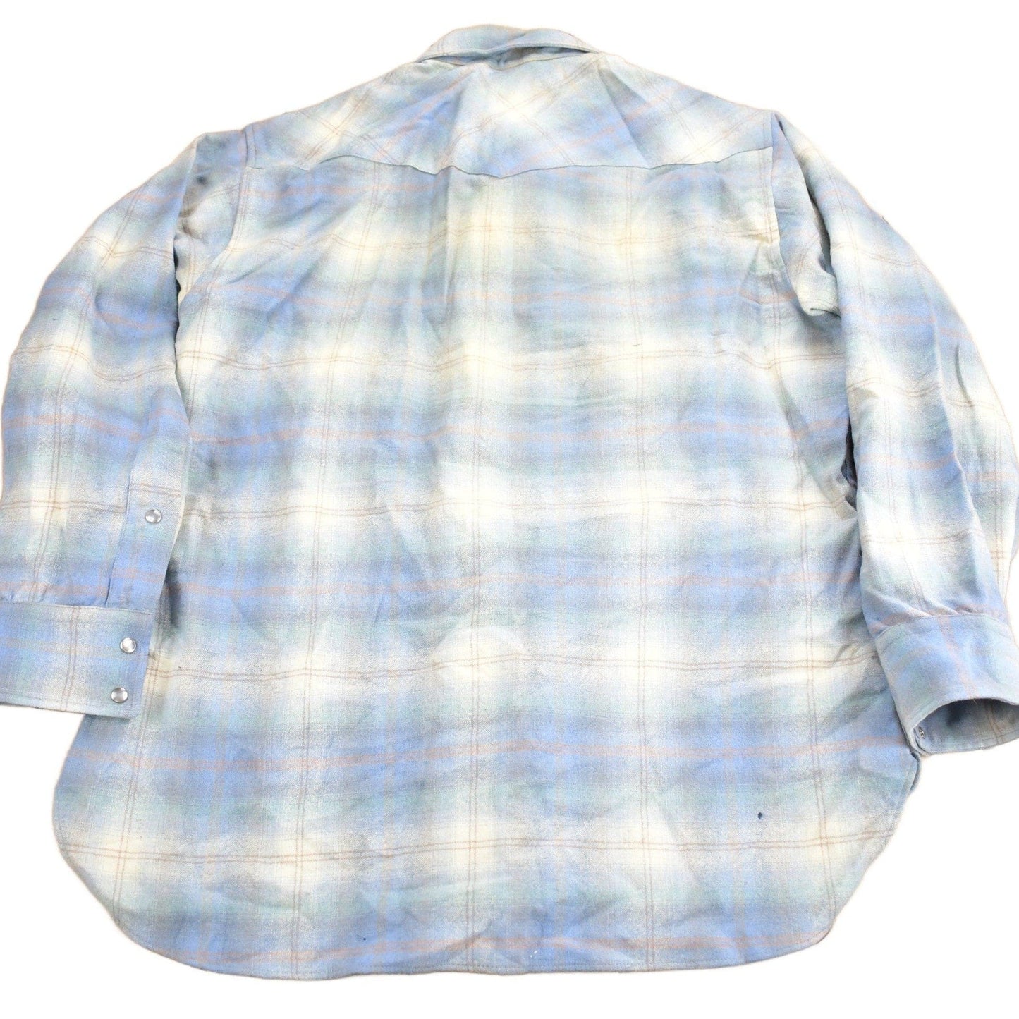 Vintage 1980s Pendleton High Grade Western Wear Plaid Button Up Shirt Men's XL from propervintagecanada