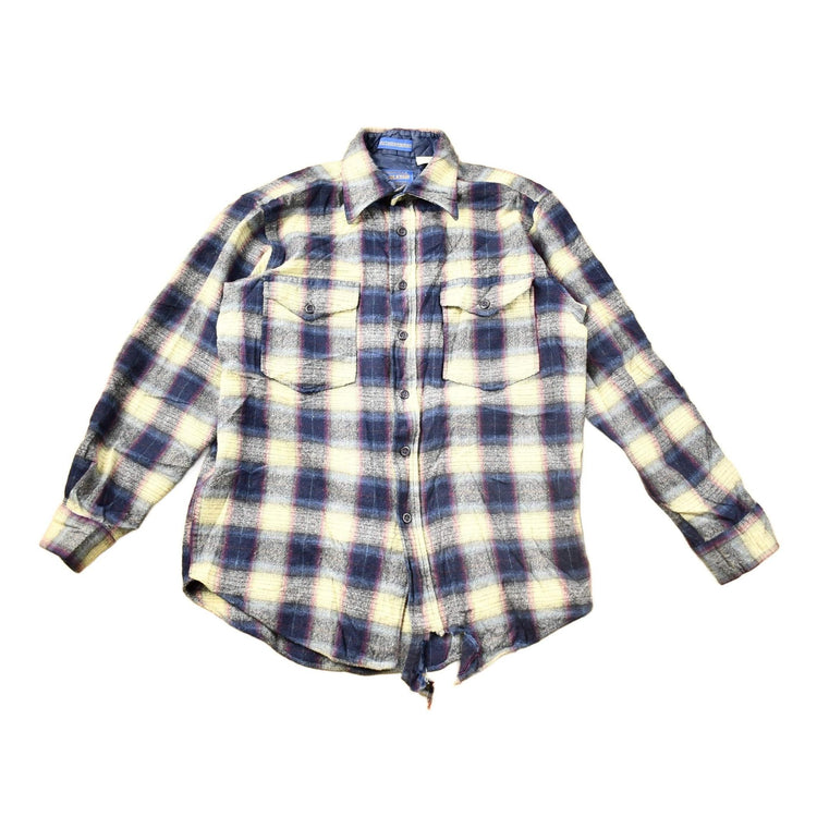 Vintage 1980s Pendleton Outdoorsman Plaid Button Up Shirt Men's Medium from propervintagecanada