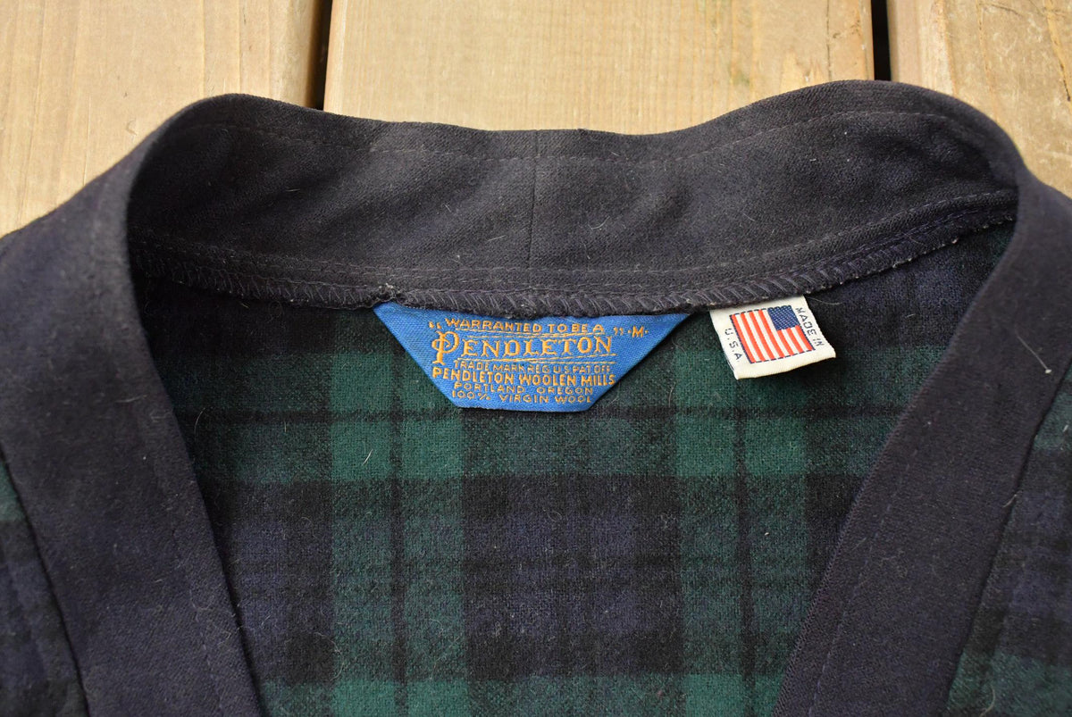 Vintage 1980s Pendleton Wool Cardigan Sweater Men's Medium from propervintagecanada