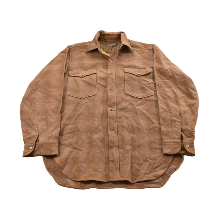 Vintage 1980s Pendleton Wool Flannel Button Up Shirt Men's L from propervintagecanada