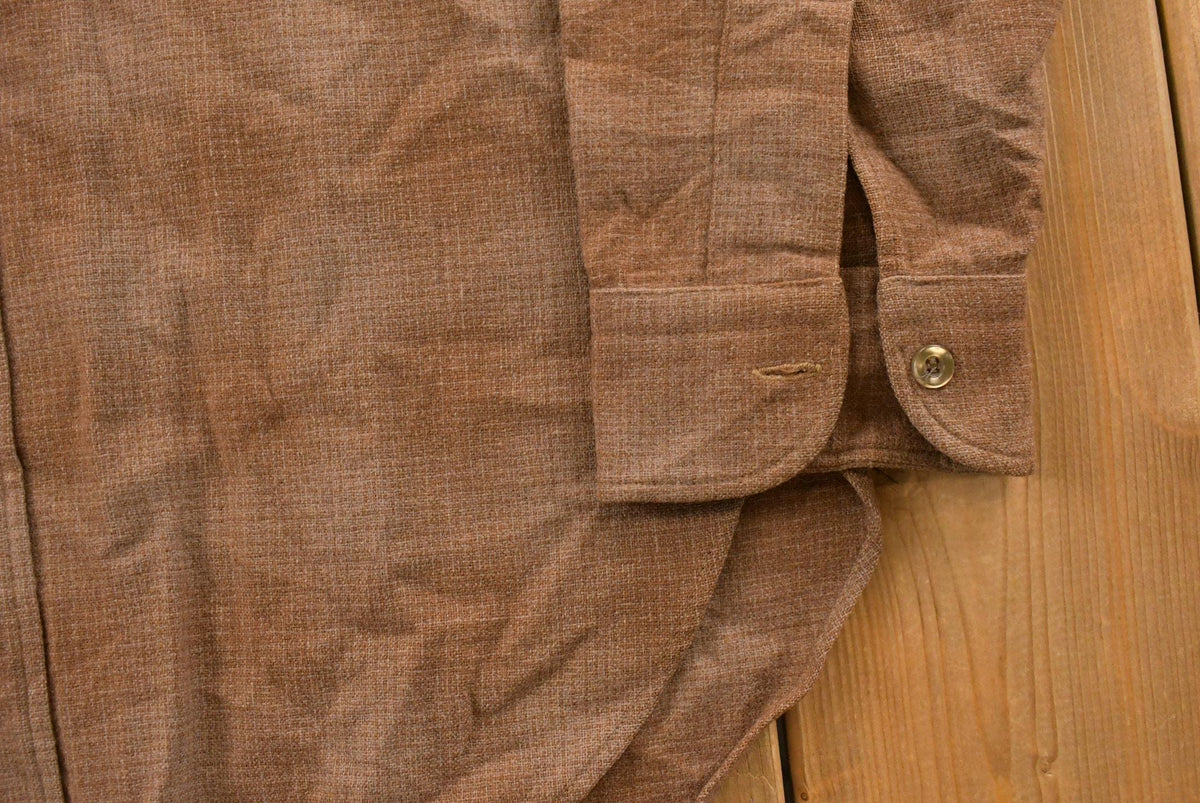 Vintage 1980s Pendleton Wool Flannel Button Up Shirt Men's L from propervintagecanada