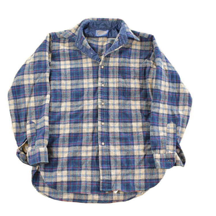 Vintage 1980s Pendleton Wool Flannel Button Up Shirt Men's Medium / 80s Button Up / Vintage Pendleton / True Vintage / Outdoors from propervintagecanada