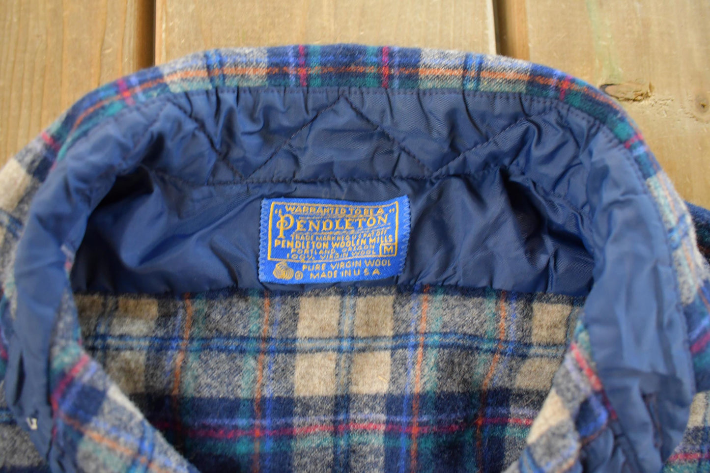 Vintage 1980s Pendleton Wool Flannel Button Up Shirt Men's Medium / 80s Button Up / Vintage Pendleton / True Vintage / Outdoors from propervintagecanada