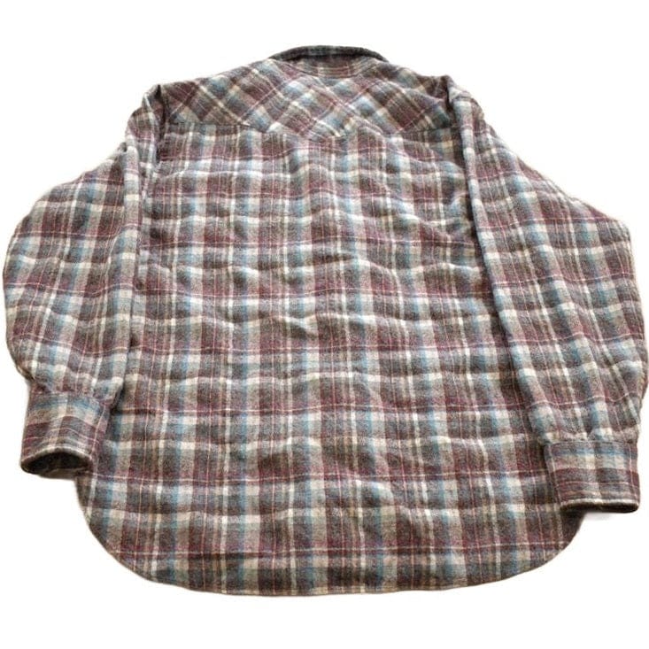 Vintage 1980s Pendleton Wool High Grade Western Wear Flannel Shirt Men's Large from propervintagecanada