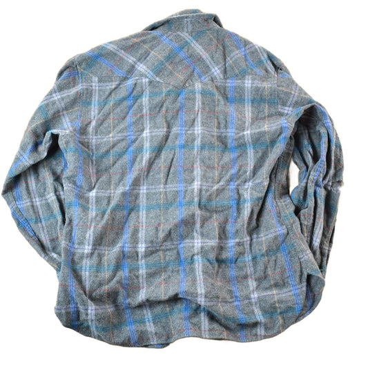 Vintage 1980s Pendleton Wool Knit Plaid Sweater Mens L from propervintagecanada